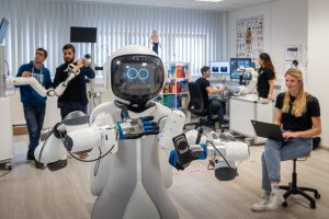 The TUM team testing GARMI
